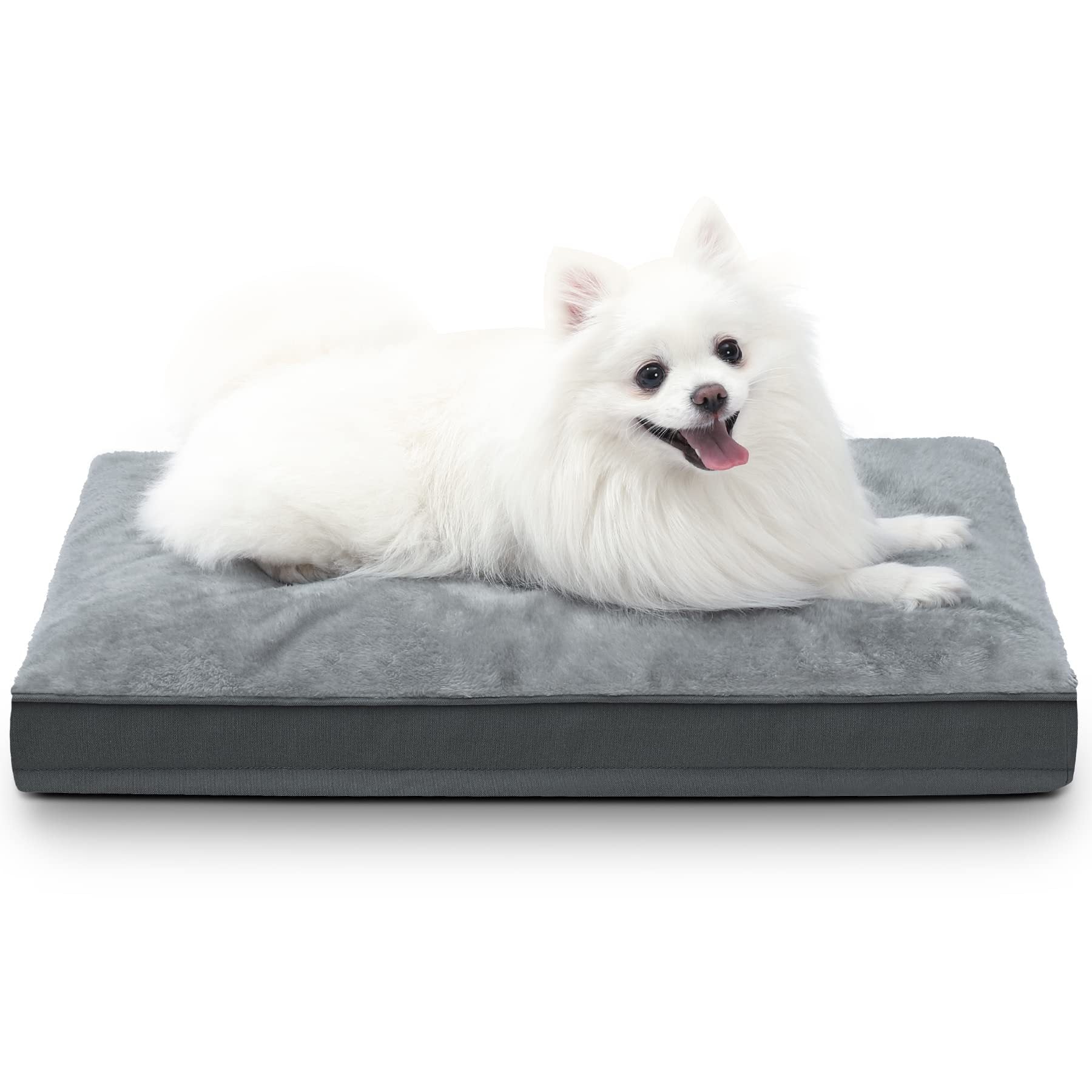 Waterproof Deluxe Plush Dog Crate Bed with Removable Washable Cover
