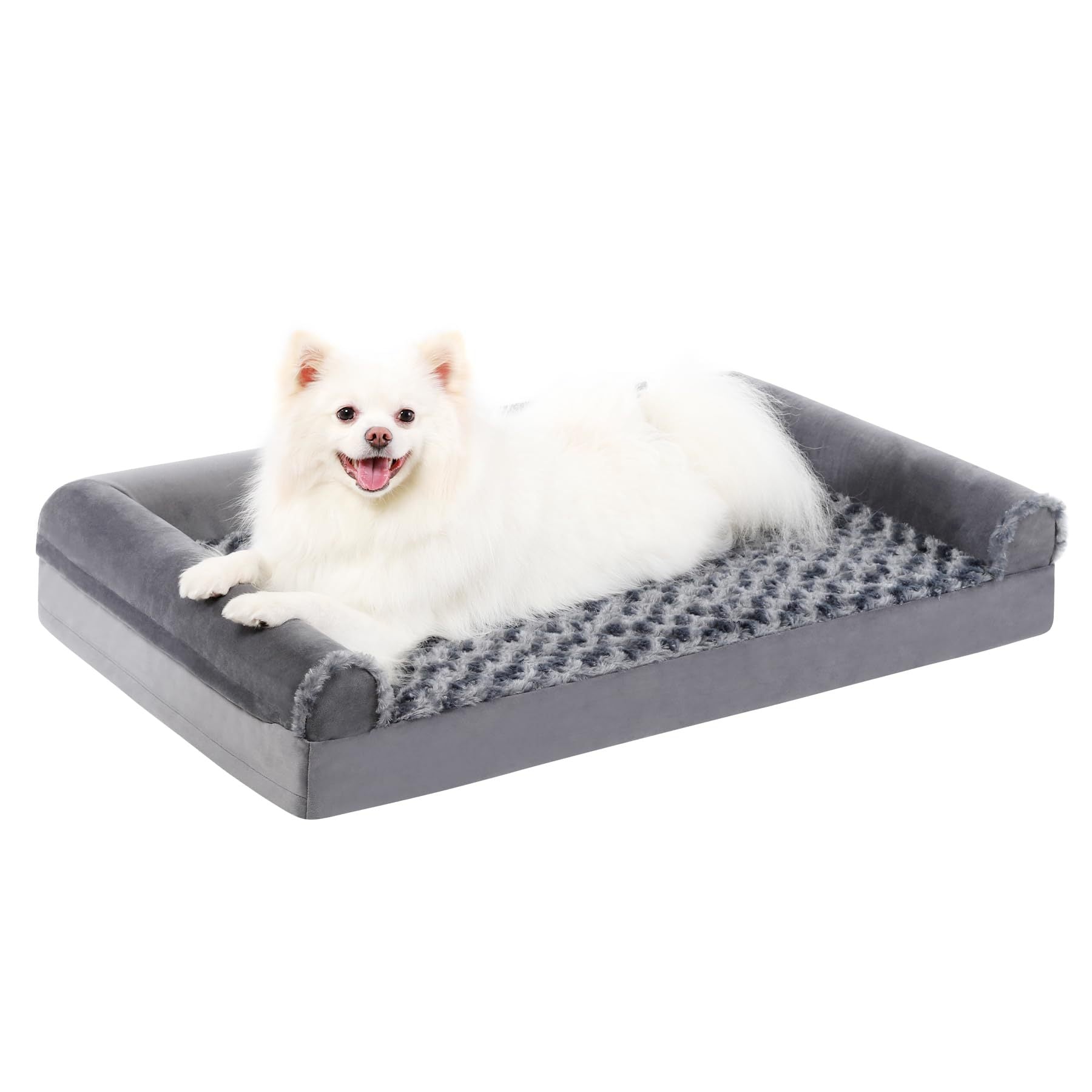 U Shape Memory Foam Orthopedic Dog Couch Bed