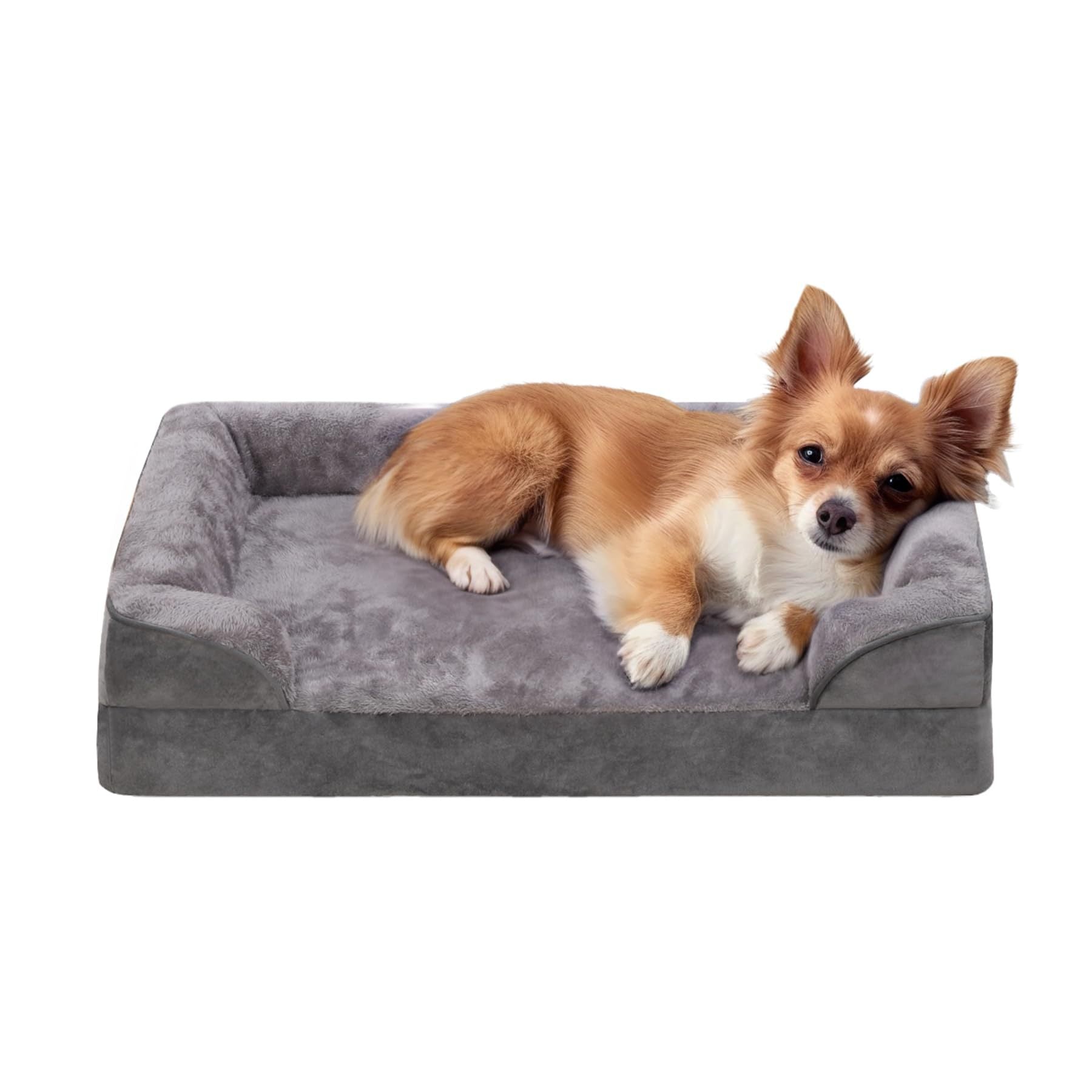 Orthopedic Dog Sofa Bed for Extra Large Dogs with Removable Washable Cover and Waterproof Lining