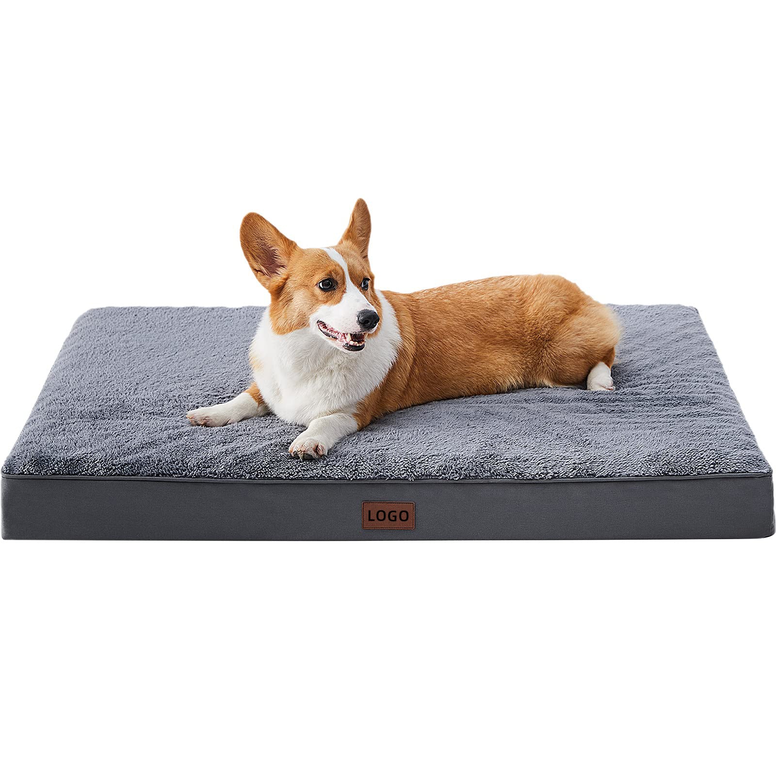 Waterproof Egg-Crate Foam Orthopedic Dog Beds for Crate