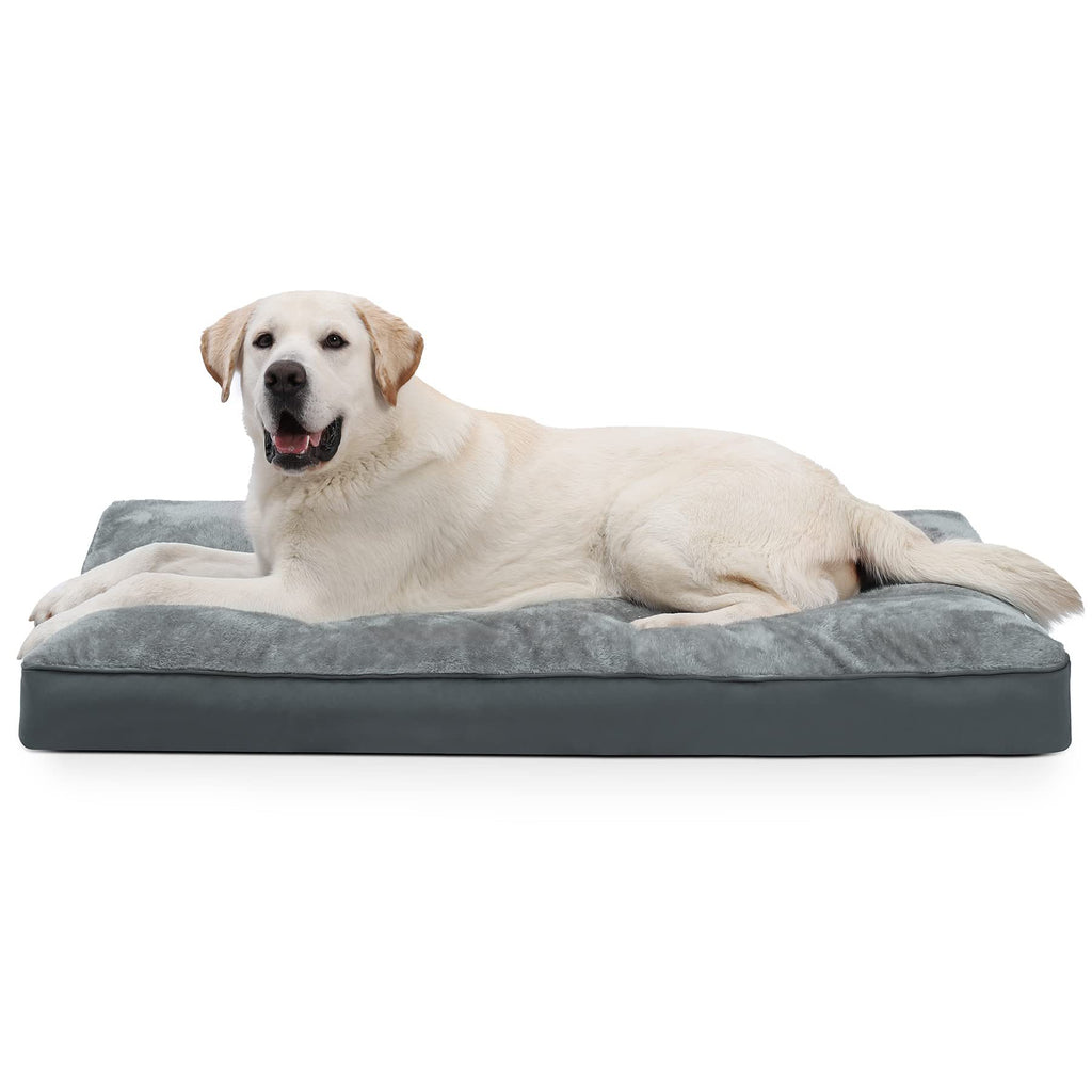 Waterproof Deluxe Plush Dog Crate Bed with Removable Washable Cover