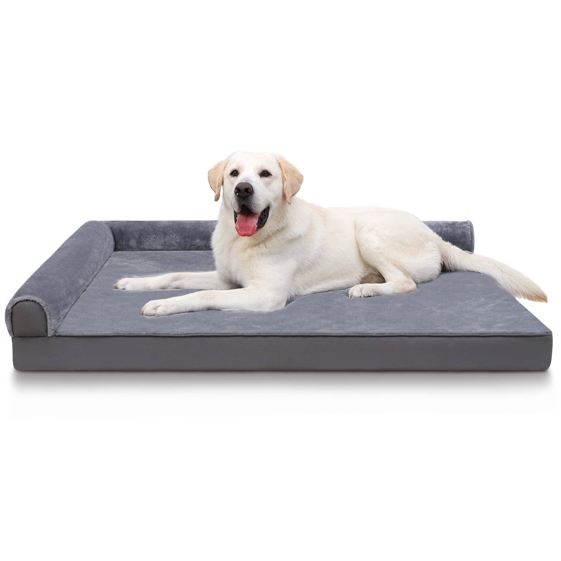 Orthopedic Waterproof Memory Foam Dog Bed with Washable Removable Cover