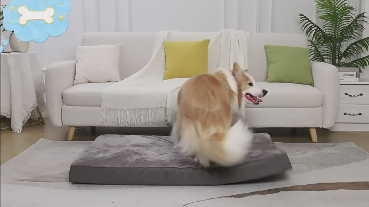 Cooling Gel Memory Foam Orthopedic Dog Bed for Dogs